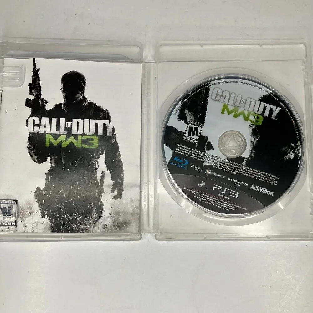 Call Of Duty Bundle (PlayStation 3, PS3) Lot Of 3 Modern Warfare, Black OPS, MW3